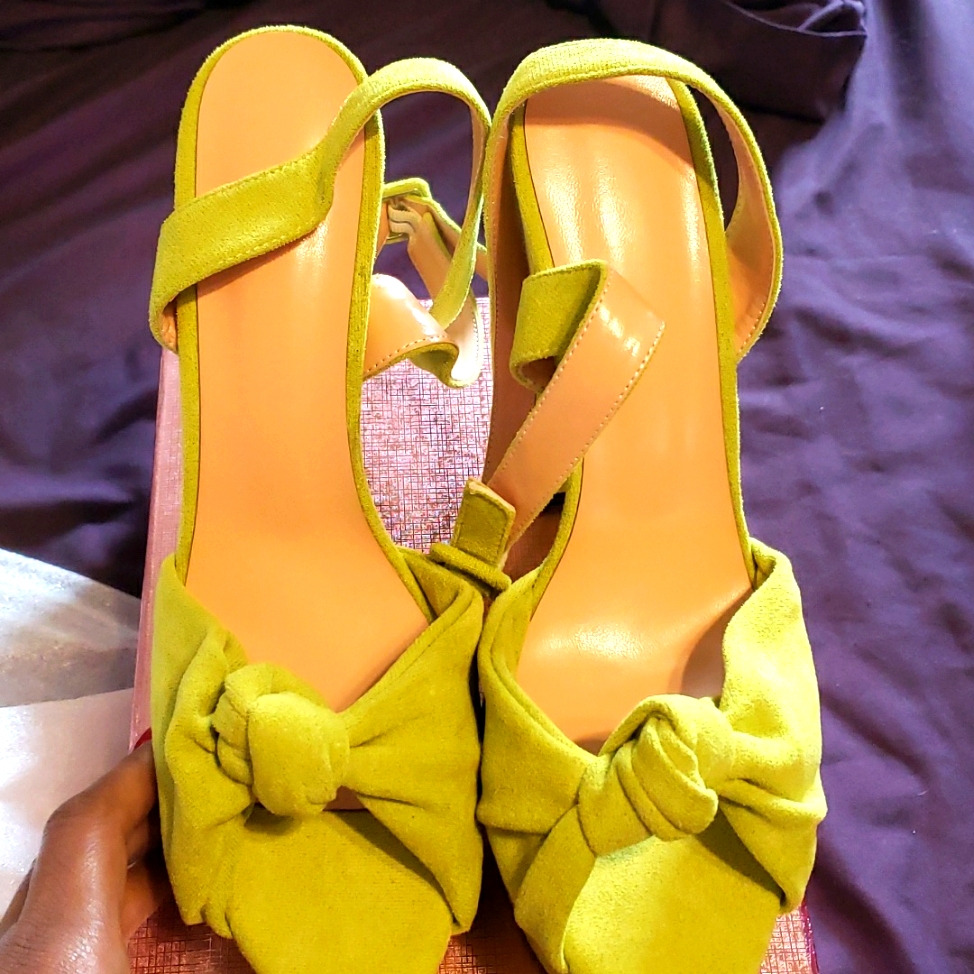 Lime Green Heels